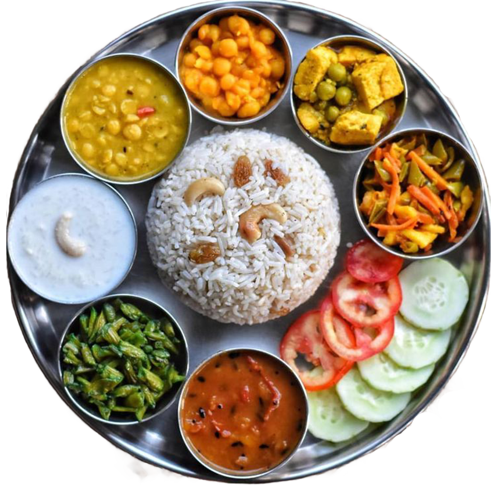 Vegetarian Thali Haveli Indian Cuisine